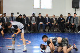 گزارش تصویری | افتتاح مجموعه‌های ورزشی توسط رییس مجلس شورای اسلامی