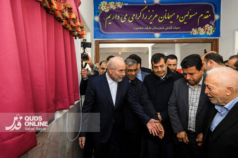 افتتاح مجموعه‌های ورزشی توسط رییس مجلس