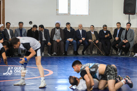 افتتاح مجموعه‌های ورزشی توسط رییس مجلس شورای اسلامی