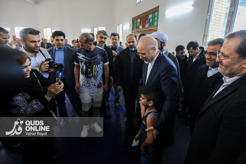 افتتاح مجموعه‌های ورزشی توسط رییس مجلس