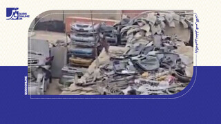 فیلم | اصابت خمپاره به بازار قطعات خودرو در قندهار