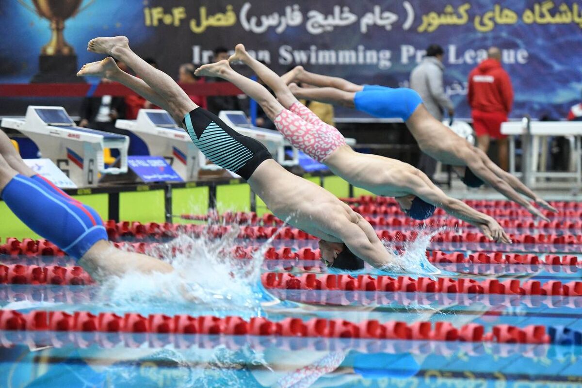 لیگ برتر شنای کشور/ درخشش شناگران تیم مدرسه موج مشهد در اولین مرحله