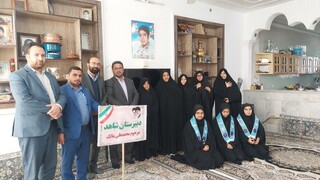 دیدار مسئولان شهرستان بردسکن با مادر شهید حسین سیفی