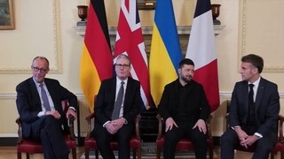 آغاز نشست «زلنسکی» با مقامات ارشد ۳ کشور اروپایی در لندن