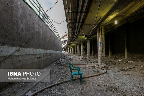 تصاویری از روند بازسازی ورزشگاه آزادی