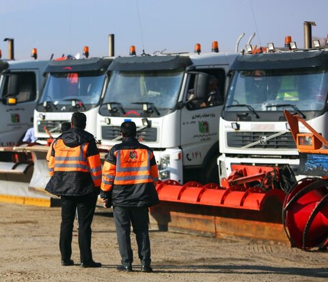 آماده‌باش ۳۴ تیم راهداری تهران همزمان با ورود سامانه بارشی