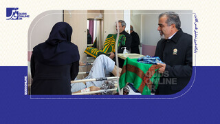 فیلم | آقا حساب کردند | عیادت و دلجویی با بیرق سبز رضوی