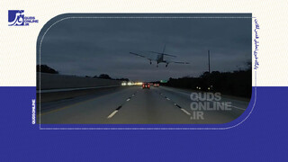 فیلم | سقوط هواپیمای کوچک روی خودرو در فلوریدا آمریکا!