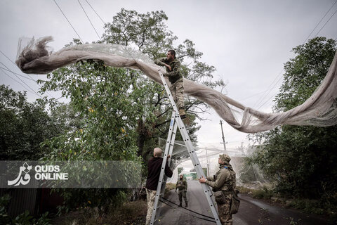 زندگی زیر تورهای ضد پهپاد