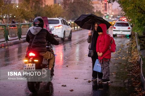 باران به تهران رسید
