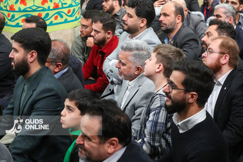 دیدار هزاران نفر از مداحان و ستایشگران اهل بیت(ع) با مقام معظم رهبری