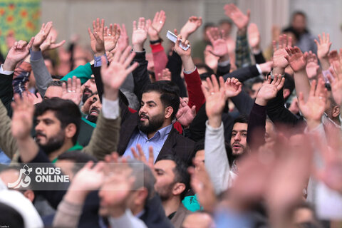 دیدار هزاران نفر از مداحان و ستایشگران اهل بیت(ع) با مقام معظم رهبری