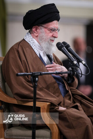 دیدار هزاران نفر از مداحان و ستایشگران اهل بیت(ع) با مقام معظم رهبری