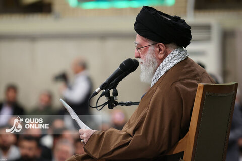 دیدار هزاران نفر از مداحان و ستایشگران اهل بیت(ع) با مقام معظم رهبری