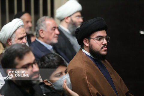 دیدار هزاران نفر از مداحان و ستایشگران اهل بیت(ع) با مقام معظم رهبری