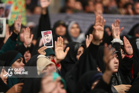 دیدار هزاران نفر از مداحان و ستایشگران اهل بیت(ع) با مقام معظم رهبری