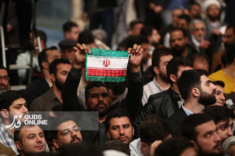 دیدار هزاران نفر از مداحان و ستایشگران اهل بیت(ع) با مقام معظم رهبری