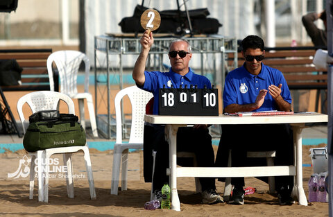 گزارش تصویری | مسابقات لیگ برتر والیبال ساحلی کشور