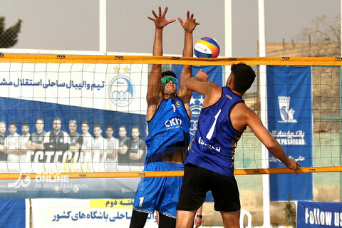 گزارش تصویری | مسابقات لیگ برتر والیبال ساحلی کشور