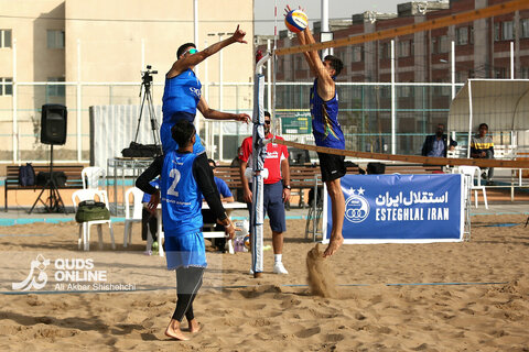 گزارش تصویری | مسابقات لیگ برتر والیبال ساحلی کشور