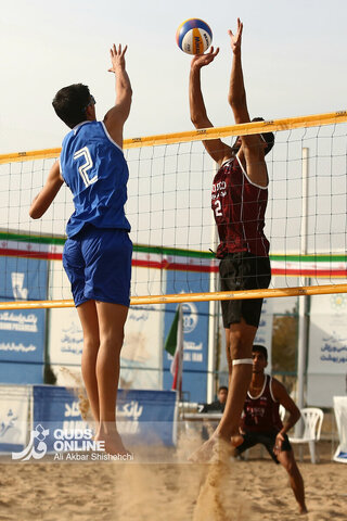 گزارش تصویری | مسابقات لیگ برتر والیبال ساحلی کشور