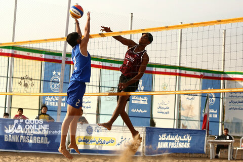 گزارش تصویری | مسابقات لیگ برتر والیبال ساحلی کشور