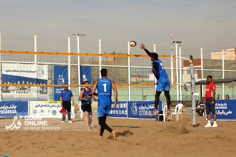 گزارش تصویری | مسابقات لیگ برتر والیبال ساحلی کشور