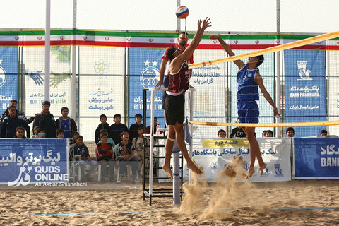 گزارش تصویری | مسابقات لیگ برتر والیبال ساحلی کشور