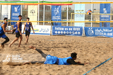 گزارش تصویری | مسابقات لیگ برتر والیبال ساحلی کشور