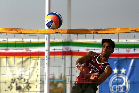 گزارش تصویری | مسابقات لیگ برتر والیبال ساحلی کشور