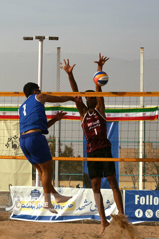 گزارش تصویری | مسابقات لیگ برتر والیبال ساحلی کشور