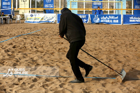 گزارش تصویری | مسابقات لیگ برتر والیبال ساحلی کشور