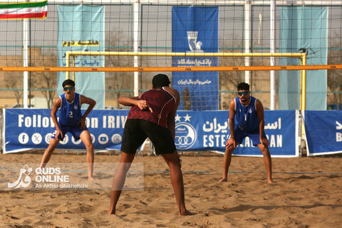 گزارش تصویری | مسابقات لیگ برتر والیبال ساحلی کشور
