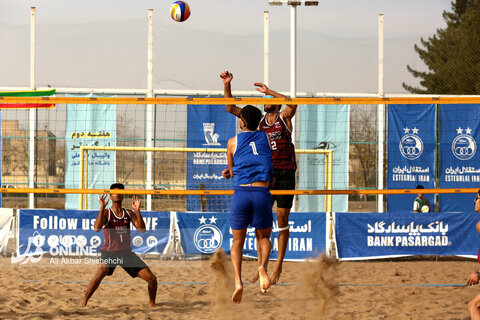 گزارش تصویری | مسابقات لیگ برتر والیبال ساحلی کشور