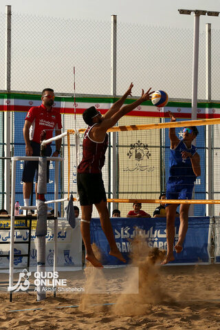 گزارش تصویری | مسابقات لیگ برتر والیبال ساحلی کشور