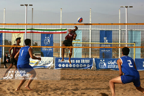 گزارش تصویری | مسابقات لیگ برتر والیبال ساحلی کشور