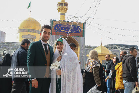 حال و هوای حرم مطهر رضوی در سالروز ولادت حضرت زهرا (س)