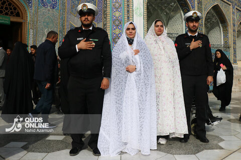 حال و هوای حرم مطهر رضوی در سالروز ولادت حضرت زهرا (س)