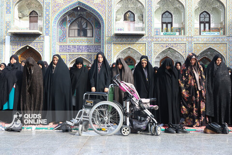 حال و هوای حرم مطهر رضوی در سالروز ولادت حضرت زهرا (س)