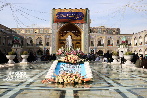 حال و هوای حرم مطهر رضوی در سالروز ولادت حضرت زهرا (س)