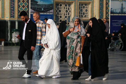 حال و هوای حرم مطهر رضوی در سالروز ولادت حضرت زهرا (س)