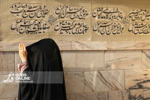 حال و هوای حرم مطهر رضوی در سالروز ولادت حضرت زهرا (س)