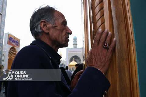 حال و هوای حرم مطهر رضوی در سالروز ولادت حضرت زهرا (س)