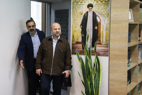 گزارش تصویری | بازدید معاون رسانه ای وزارت فرهنگ و ارشاد اسلامی از مؤسسه فرهنگی قدس