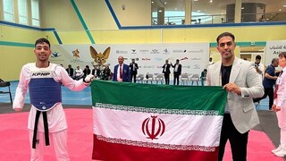 صید اولین طلای پاراتکواندو توسط امیرحسین علیزاده