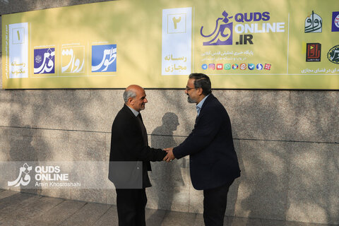 گزارش تصویری | بازدید معاون رسانه ای وزارت فرهنگ و ارشاد اسلامی از مؤسسه فرهنگی قدس