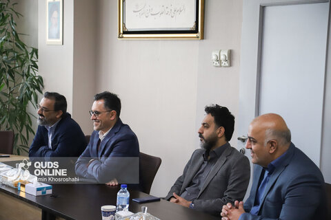 گزارش تصویری | بازدید معاون رسانه ای وزارت فرهنگ و ارشاد اسلامی از مؤسسه فرهنگی قدس