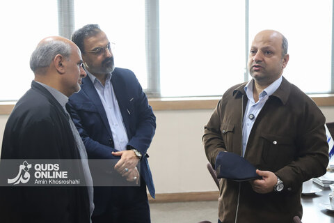 گزارش تصویری | بازدید معاون رسانه ای وزارت فرهنگ و ارشاد اسلامی از مؤسسه فرهنگی قدس