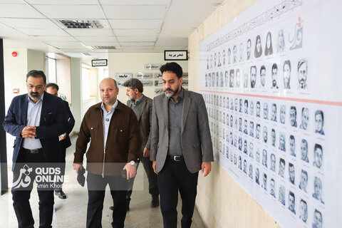 گزارش تصویری | بازدید معاون رسانه ای وزارت فرهنگ و ارشاد اسلامی از مؤسسه فرهنگی قدس