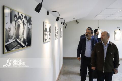 گزارش تصویری | بازدید معاون رسانه ای وزارت فرهنگ و ارشاد اسلامی از مؤسسه فرهنگی قدس